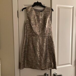 French Connection shimmer tweed mini sheath dress size 12